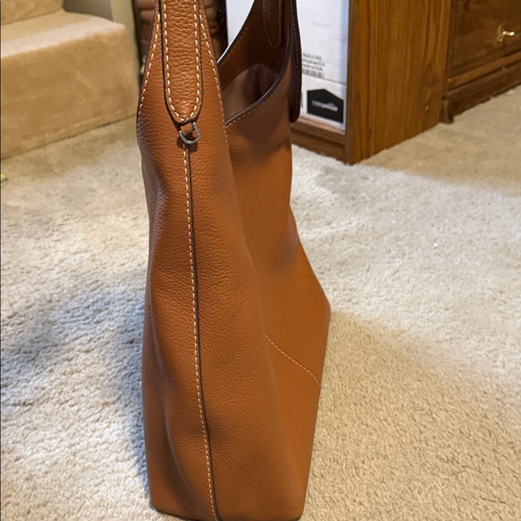 kate spade 454 small shoulder bag Cognac Pebbled Leather - Picture 4 of 9